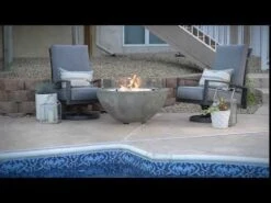 The Outdoor GreatRoom Company CV-30E Cove Edge Round Gas Fire Pit, 42-Inch -Firepits Direct Store J9wQpCxu9aw 179
