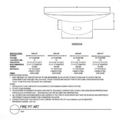 Fire Pit Art Asia 60-Inch Gas Fire Pit -Firepits Direct Store asia cad a 08 21 3