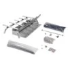 Rasmussen FX Flaming Ember XTRA Stainless Steel Burner And Grate Kit -Firepits Direct Store b24fx ss hearth kit