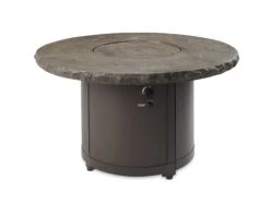The Outdoor GreatRoom Company BC-20 Beacon Chat Height Fire Pit Table, 48x48-Inches -Firepits Direct Store bc 20 mnb cover