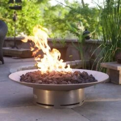 Fire Pit Art Bella Vita 34-Inch Stainless Steel Gas Fire Pit 20 Fire Pit Art Bella Vita 34-Inch Stainless Steel Gas Fire Pit -Firepits Direct Store bvita config h 06 22 1