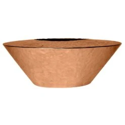 Fire By Design C-RDH30 Hammered Copper 30-Inch Round Fire Bowl