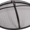 Dagan DG-MC Black Fire Pit Mesh Cover -Firepits Direct Store dg mc 19 series