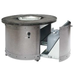 The Outdoor GreatRoom Company ED-20 Edison Round Gas Fire Pit Table, 39.5-Inches -Firepits Direct Store ed 20 config c 08 22