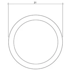 Prism Hardscapes PHFxx21 Falo Wood Burning Fire Pit, 21-Inch 18 Prism Hardscapes PHFxx21 Falo Wood Burning Fire Pit, 21-Inch -Firepits Direct Store falo dimension b 03 20