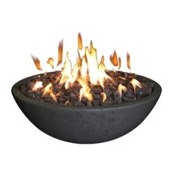 Grand Canyon FB4816FR Concrete Fire Bowl 48x16-Inch With Ring Burner