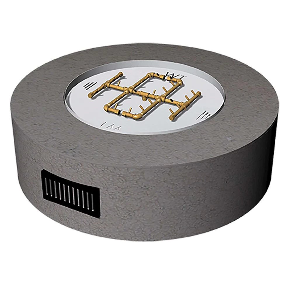 Crossfire By Warming Trends 60-Inch Round Ready-to-Finish Fire Pit Enclosure With Gas Burner Kit 3 Crossfire By Warming Trends 60-Inch Round Ready-to-Finish Fire Pit Enclosure With Gas Burner Kit