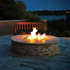Crossfire By Warming Trends 72-Inch Round Ready-to-Finish Fire Pit Enclosure With Gas Burner Kit 15 Crossfire By Warming Trends 72-Inch Round Ready-to-Finish Fire Pit Enclosure With Gas Burner Kit -Firepits Direct Store fc72 ls b 03 21