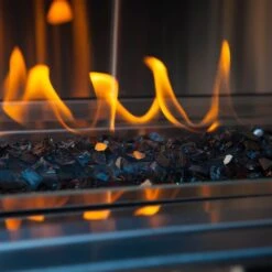 Firegear FG-LOF-SHFMT Line Of Fire Match Light Ignition Gas Fire Pit Burner Kit With Flat Pan & Stainless Steel H-Shaped Burner -Firepits Direct Store fg lof bhfawf ls a 04 21 3