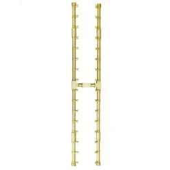 Firegear FG-PSBRH Pro Series Brass H-Shaped Gas Fire Pit Burner -Firepits Direct Store fg psbr h40 a 03 22