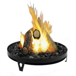 Kingsman FP2085T 20-Inch Round Push Button Spark Ignition Gas Fire Pit Burner Kit -Firepits Direct Store fp2085n logc85 a 07 21