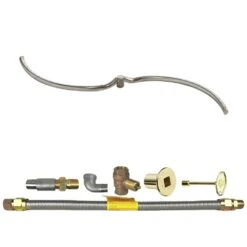 Spotix Rectangle HPC Match Lit Fire Pit S-FIRE Burner Kits -Firepits Direct Store fps sfire30kit lp msbb a 05 21