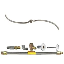 Spotix Rectangle HPC Match Lit Fire Pit S-FIRE Burner Kits -Firepits Direct Store fps sfire30kit lp mscb a 05 21