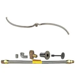 Spotix Rectangle HPC Match Lit Fire Pit S-FIRE Burner Kits -Firepits Direct Store fps sfire30kit ng mspw a 05 21