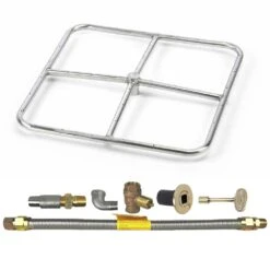 Spotix Square HPC Match Lit Fire Pit Burner Kits