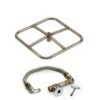 HPC Fire FPS Square Match Light Gas Fire Pit Kit