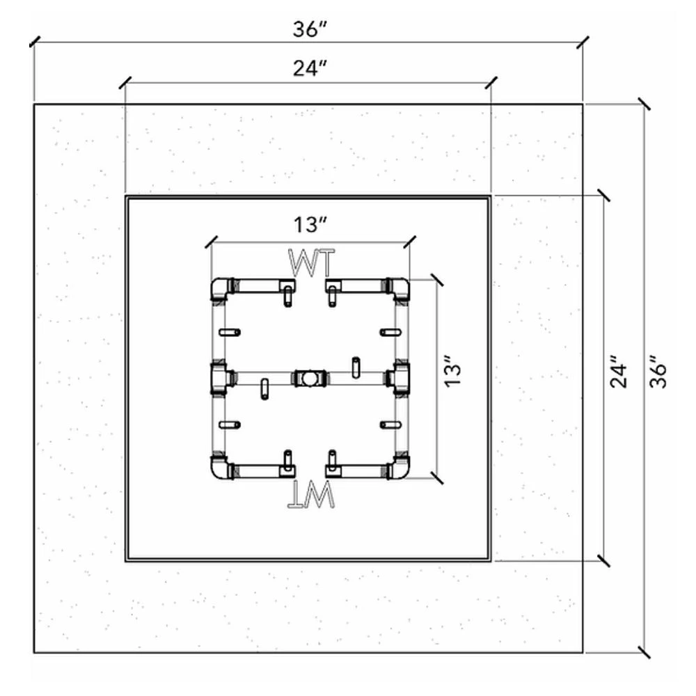 Crossfire By Warming Trends 72-Inch Round Ready-to-Finish Fire Pit Enclosure With Gas Burner Kit 12 Crossfire By Warming Trends 72-Inch Round Ready-to-Finish Fire Pit Enclosure With Gas Burner Kit - Image 10