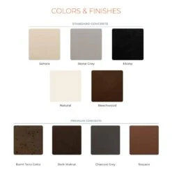 Grand Effects FBBRPCON30 Banded Rim 30-Inch Round Concrete Gas Fire Bowl On Pedestal -Firepits Direct Store ge concrete color options a 09 22 10