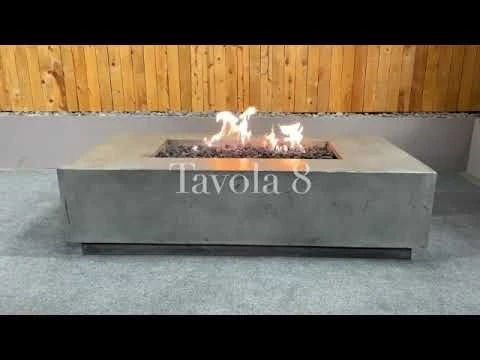 Prism Hardscapes PH-473 Tavola 8 Concrete Gas Fire Pit, 60x32-Inch 21 Prism Hardscapes PH-473 Tavola 8 Concrete Gas Fire Pit, 60x32-Inch - Image 19