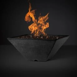 Slick Rock KRL22S Ridgeline Series 22-Inch Square Fire Pit 30 Slick Rock KRL22S Ridgeline Series 22-Inch Square Fire Pit -Firepits Direct Store krl22sm onyx a 06 20 1