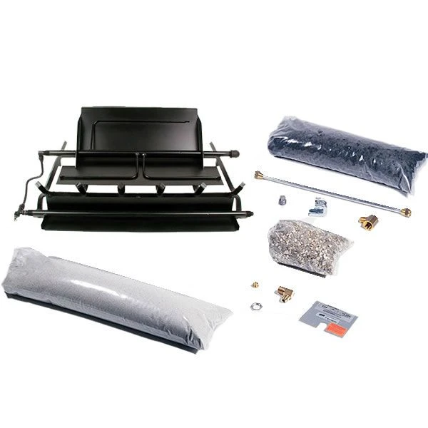 Rasmussen LD TimberFire Series Multi-Burner And Grate Kit 3 Rasmussen LD TimberFire Series Multi-Burner And Grate Kit