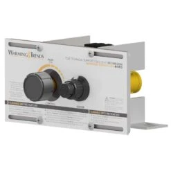 Crossfire By Warming Trends 60x36-Inch Rectangular Ready-to-Finish Fire Pit Enclosure With Tree-Style Gas Burner Kit -Firepits Direct Store merc config a 04 23 8