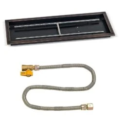American Fire Glass Match Light Fire Pit Kits, Oil Rubbed Bronze Rectangular Bowl Pans 22 American Fire Glass Match Light Fire Pit Kits, Oil Rubbed Bronze Rectangular Bowl Pans -Firepits Direct Store ob afppmkit n 36 a 08 21