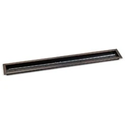 American Fire Glass Match Light Fire Pit Kits, Oil Rubbed Bronze Trough Pans -Firepits Direct Store ob lcbmkit 60 a 08 21
