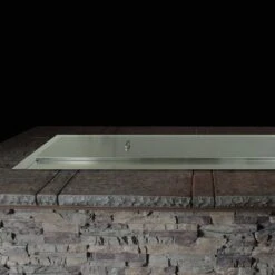 Carol Rose By Empire OL60TP18 60-Inch Outdoor Linear Gas Fire Pit, Battery-Powered Spark Ignition, Multicolor LED Lighting -Firepits Direct Store ol48tp10 config f 10 21 2