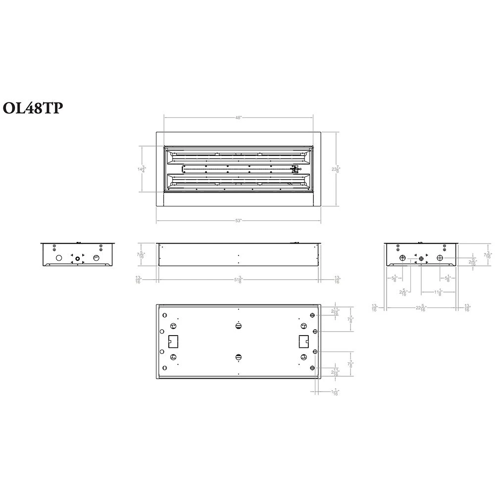 Carol Rose By Empire OL48TP10 48-Inch Outdoor Linear Gas Fire Pit, Battery-Powered Spark Ignition 7 Carol Rose By Empire OL48TP10 48-Inch Outdoor Linear Gas Fire Pit, Battery-Powered Spark Ignition - Image 5