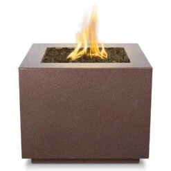 TOP Fires By The Outdoor Plus Forma 30x30-Inch Square Powder Coated Steel Gas Fire Pit -Firepits Direct Store opt 30pcsq jav a 08 21 1