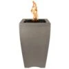 TOP Fires By The Outdoor Plus OPT-BSTON20xx Baston Concrete Fire Pillar -Firepits Direct Store opt bston20 ash a 11 21