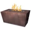 TOP Fires By The Outdoor Plus Mesa 48x24-Inch Linear Copper Gas Fire Pit -Firepits Direct Store opt cprtt4824 a 08 21