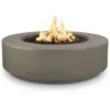 TOP Fires By The Outdoor Plus Florence 42-Inch Low Proile Concrete Gas Fire Pit -Firepits Direct Store opt fl42 ash a 09 21