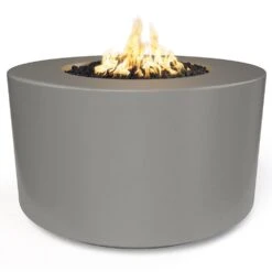 TOP Fires By The Outdoor Plus Florence 42-Inch Tall Concrete Gas Fire Pit -Firepits Direct Store opt fl4224 ngy a 09 21