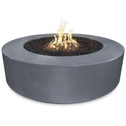 TOP Fires By The Outdoor Plus Florence Round Wide Concrete Gas Fire Pit 29 TOP Fires By The Outdoor Plus Florence Round Wide Concrete Gas Fire Pit -Firepits Direct Store opt fl54 gry a 09 21