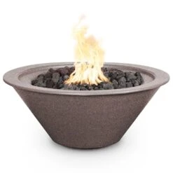 TOP Fires By The Outdoor Plus Cazo Round Powder Coat Gas Fire Bowl -Firepits Direct Store opt r24pcfo jav a 07 21