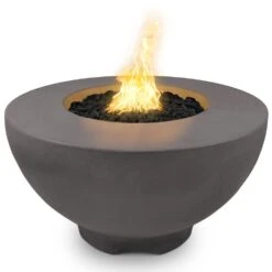 TOP Fires By The Outdoor Plus Sienna 37-Inch Round Concrete Gas Fire Pit -Firepits Direct Store opt rf37 cst a 10 21