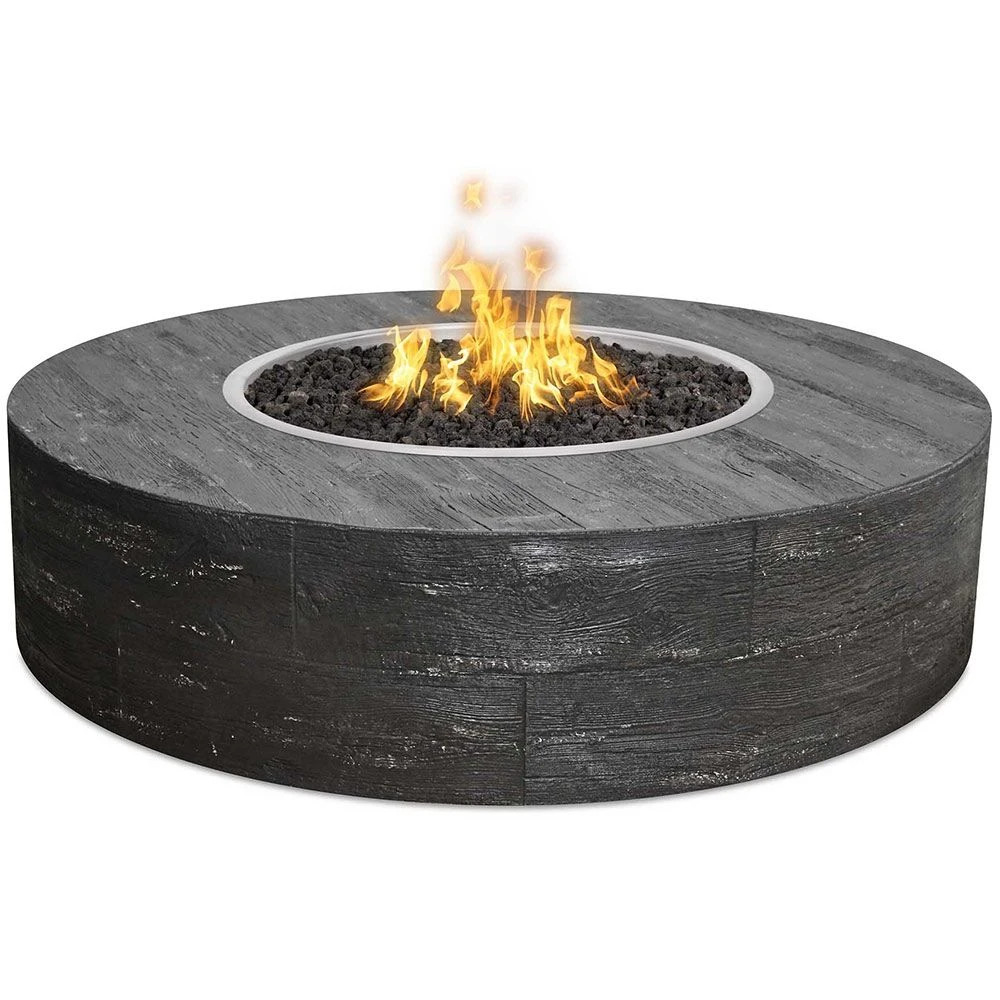 TOP Fires By The Outdoor Plus Sequoia 16-Inch Tall Round Wood Grain Concrete Gas Fire Pit 3 TOP Fires By The Outdoor Plus Sequoia 16-Inch Tall Round Wood Grain Concrete Gas Fire Pit