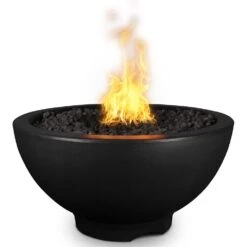 TOP Fires By The Outdoor Plus Sonoma 38-Inch Round Concrete Gas Fire Pit 25 TOP Fires By The Outdoor Plus Sonoma 38-Inch Round Concrete Gas Fire Pit -Firepits Direct Store opt sonma38 blk a 10 21