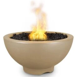 TOP Fires By The Outdoor Plus Sonoma 38-Inch Round Concrete Gas Fire Pit 26 TOP Fires By The Outdoor Plus Sonoma 38-Inch Round Concrete Gas Fire Pit -Firepits Direct Store opt sonma38 brn a 10 21