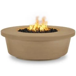 TOP Fires By The Outdoor Plus Tempe 48-Inch Round Concrete Gas Fire Pit 26 TOP Fires By The Outdoor Plus Tempe 48-Inch Round Concrete Gas Fire Pit -Firepits Direct Store opt tem48 brn a 10 21