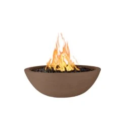 TOP Fires By The Outdoor Plus Sedona Round Concrete Gas Fire Bowl -Firepits Direct Store opt xxrfo mcp copper