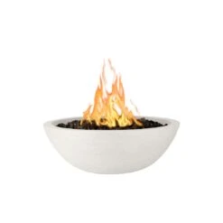TOP Fires By The Outdoor Plus Sedona Round Concrete Gas Fire Bowl -Firepits Direct Store opt xxrfo mpr pearl