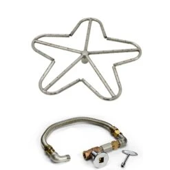 HPC Fire FPS Penta Match Light Gas Fire Pit Kit -Firepits Direct Store penta18 fps ng