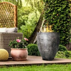 Prism Hardscapes PH-413 Pentola 1 Concrete Gas Fire Pit, 24-Inch -Firepits Direct Store pentola 1 ls b 04 22