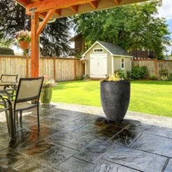 Prism Hardscapes PH-413 Pentola 1 Concrete Gas Fire Pit, 24-Inch -Firepits Direct Store pentola 1 ls c 04 22