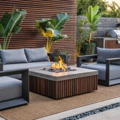 Prism Hardscapes PH-482 Manchester Concrete Gas Fire Pit, 42-Inch -Firepits Direct Store ph 482 ls b 04 22