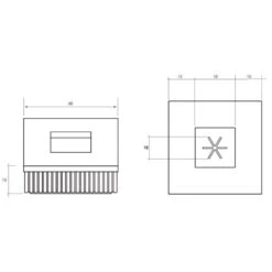 Prism Hardscapes PH-482 Manchester Concrete Gas Fire Pit, 42-Inch -Firepits Direct Store ph 482 spec a 04 22