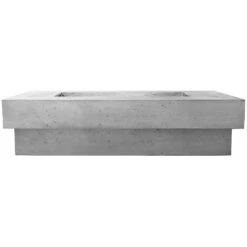 Prism Hardscapes PH-485 Elevate Concrete Gas Fire Pit, 80x38-Inch -Firepits Direct Store ph 485 3ng a 05 22